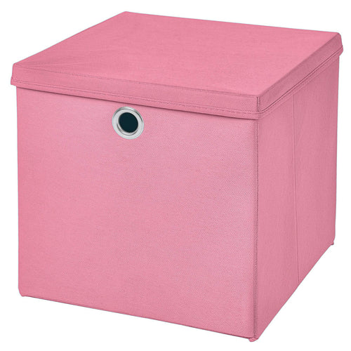 CM3 1 Stück Gelb Faltbox 28 x 28 x 28 cm Aufbewahrungsbox faltbar mit Deckel