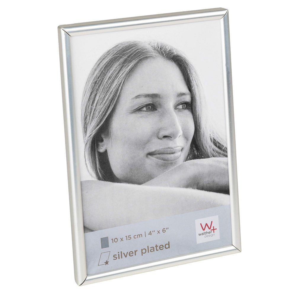 walther design Bilderrahmen silber 6 x 9 cm Chloe Portraitrahmen WD069S