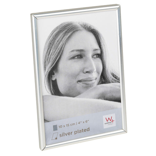 walther design Bilderrahmen silber 6 x 9 cm Chloe Portraitrahmen WD069S