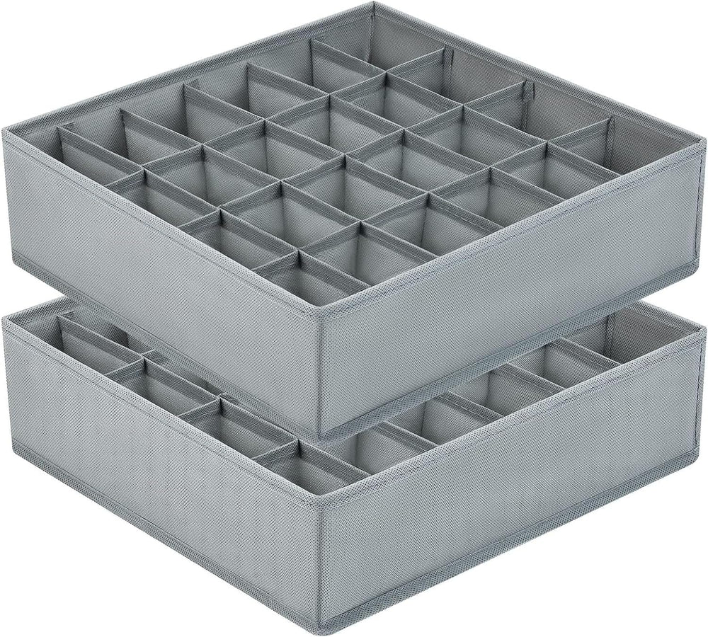 DIMJ Schrank Schubladen Organizer - 48 Fächer (2x24) Socken Organizer