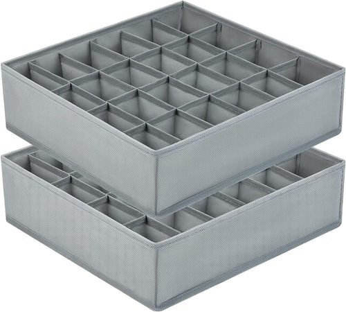DIMJ Schrank Schubladen Organizer - 48 Fächer (2x24) Socken Organizer