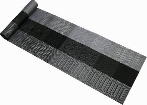 Tischläufer abwaschbar, 135 cm, grau