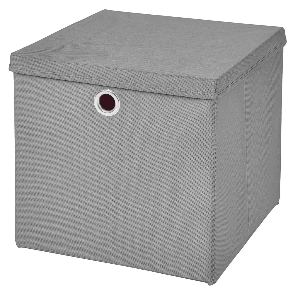 CM3 1 Stück Gelb Faltbox 28 x 28 x 28 cm Aufbewahrungsbox faltbar mit Deckel